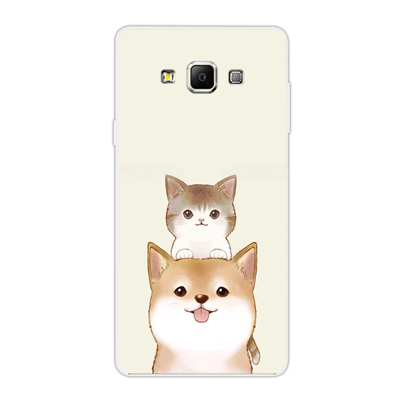 5 &quotдля Samsung Galaxy A7 A700 A7000 телефонный силиконовый чехол ТПУ деревянные задние Чехлы