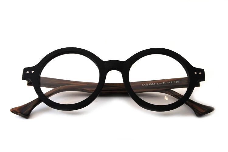 

LONSY Retro round eyeglasses frame unisex Acetate optical glasses Radiation-resistant Reading Glasses Frame