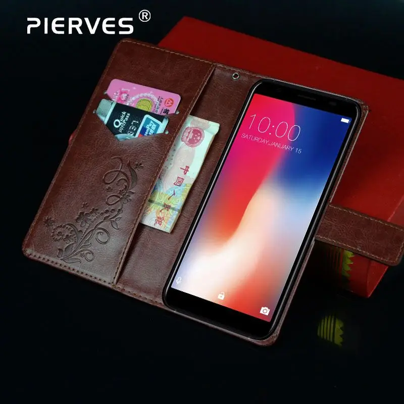 Pierves бренд кошелек телефон сумка с картой слоты кожаный бумажник флип Чехол Для