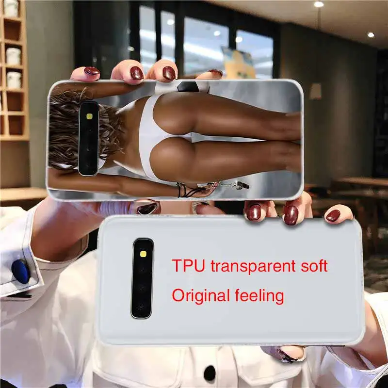 Soft Case For Samsung Galaxy S21 S20 S11 S10 S9 S8 Plus Cover S7 Edge S10e Ultra Sexy ass Underwear Bikini Woman girlCase | Мобильные