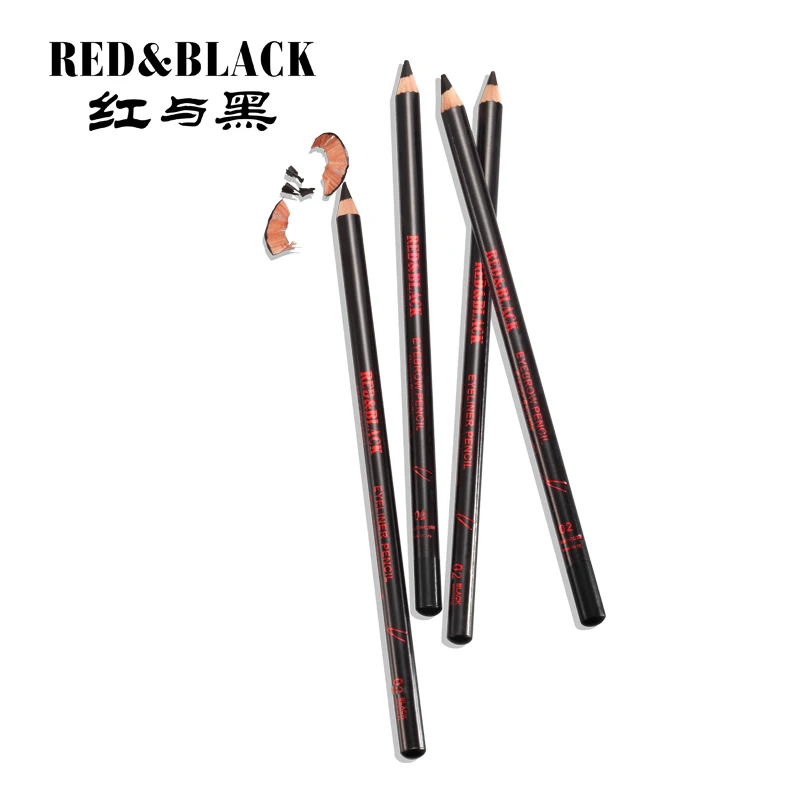 Водостойкая Подводка для бровей Red & Black стойкий натуральный карандаш стойкие