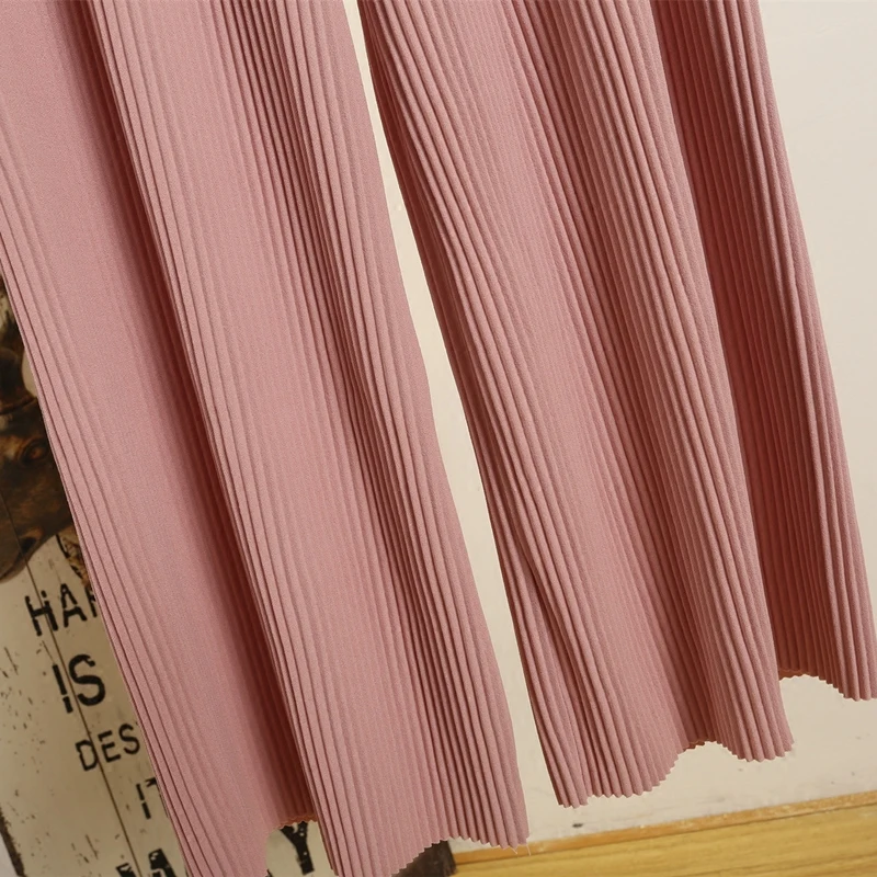 Женские свободные брюки с высокой талией шифоновые в Корейском стиле на лето и