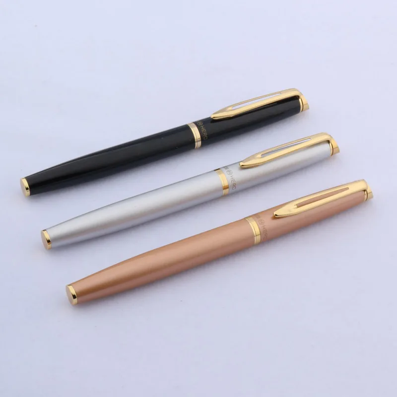 1 шт. красивый рисунок золотого цвета с зажимом для студентов|fountain pen|pen fountain penfountain