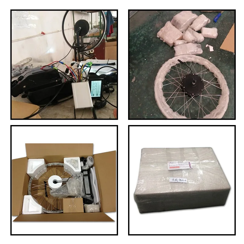 Комплект для переоборудования электрического велосипеда с 36V 48V 250w 500w Ebike Motor Wheel