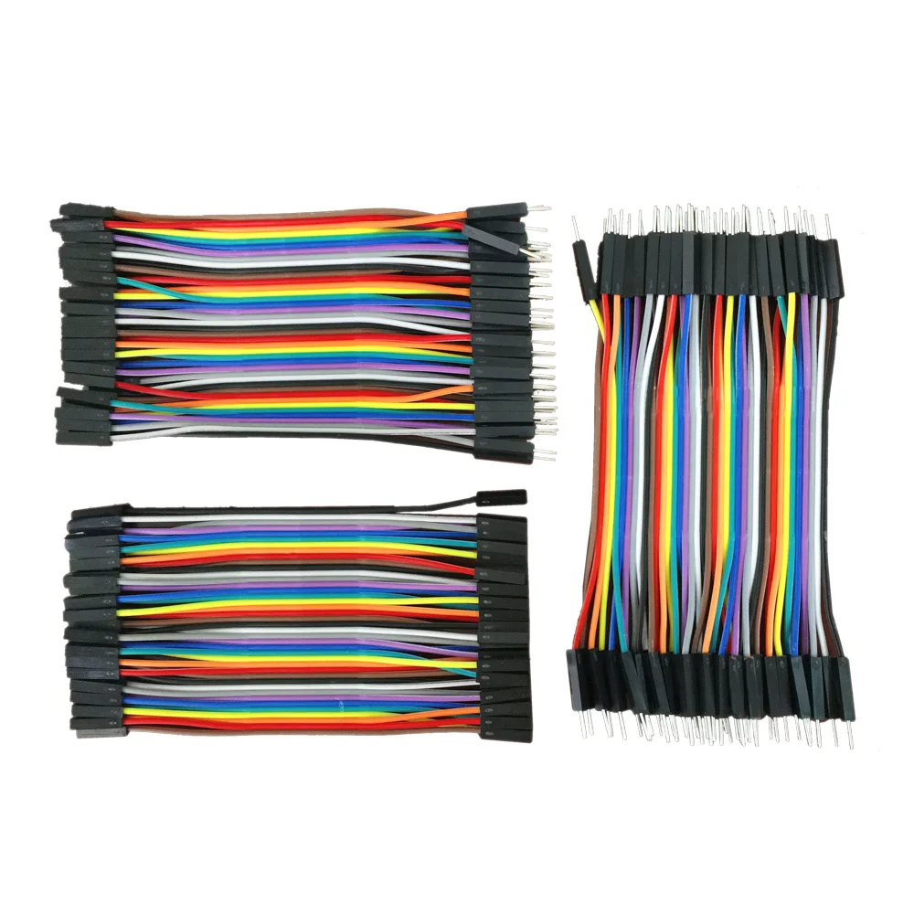 Перемычка Dupont Line 120 шт. 10 см мм + MF FF кабель для Arduino Brearboard сделай сам|line dupont|line wireline