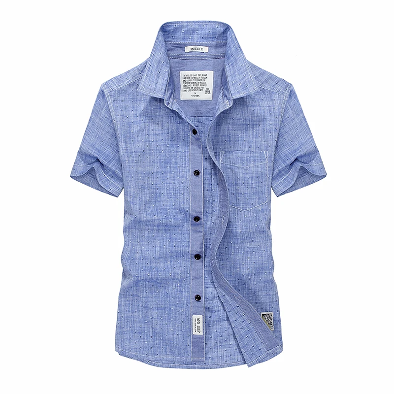 Льняные рубашки мужские свободные повседневные 2 тонкие camisa masculina с коротким