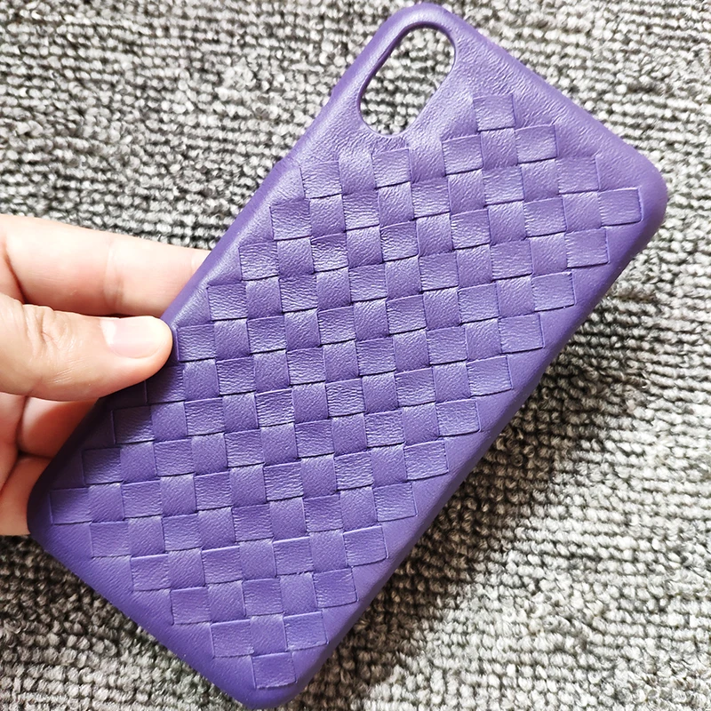 Модный тканый чехол из натуральной овечьей кожи для iPhone 5 6 6S 7 8 Plus X XR XS телефона MAX |