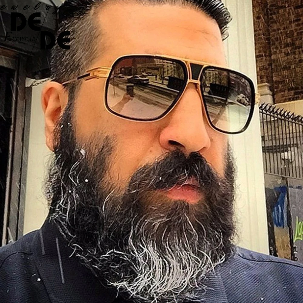 

2019 New Style Sunglasses Men Brand Designer Sun Glasses Driving Oculos De Sol Masculino Grandmaster Square Sunglass