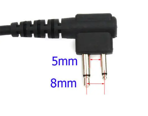 XQF PMMN4013A 2 Pin Динамик микрофон для Motorola радио GP68 GP88 GP88S GP300 | Мобильные телефоны и