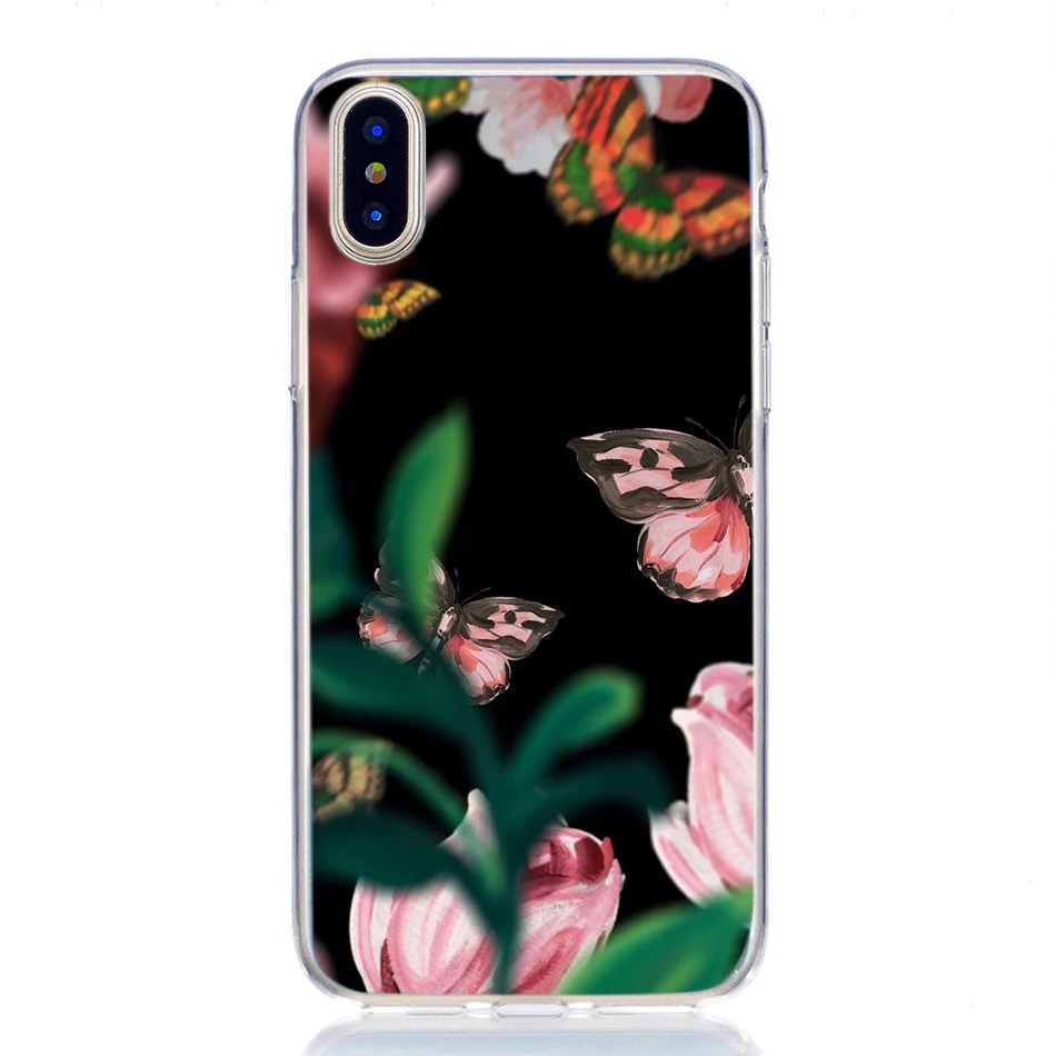 Чехол для iphone x xs max xr 6s 6 7 8 plus силиконовый мягкий чехол с рисунком мандалы