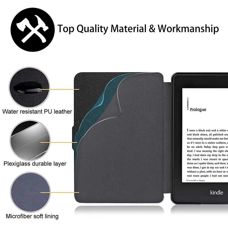 Чехол для Amazon Kindle Paperwhite 2 3 тонкий легкий PU кожаный смарт чехол DP75SDI поколения до