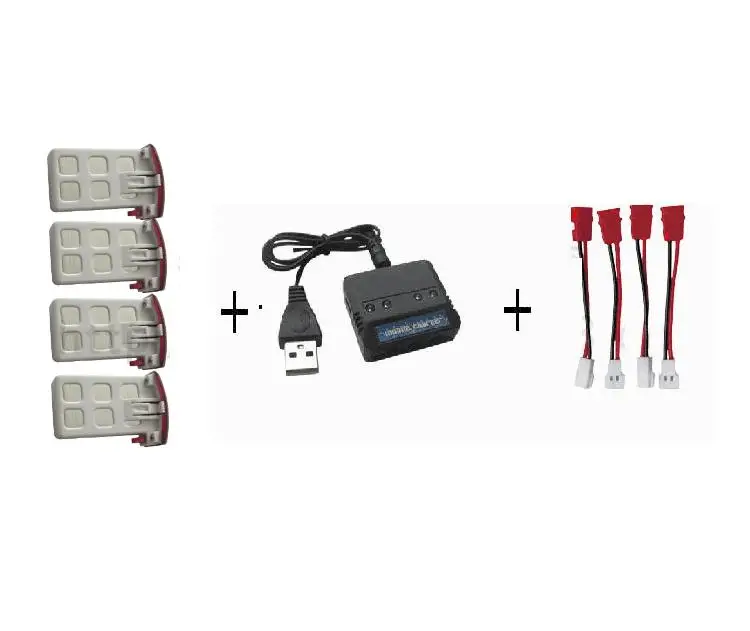 H5U X5UC X5UW 2 4G RC Квадрокоптер Дрон 3 7 v 500 mah литий-полимерный аккумулятор * 4 шт +