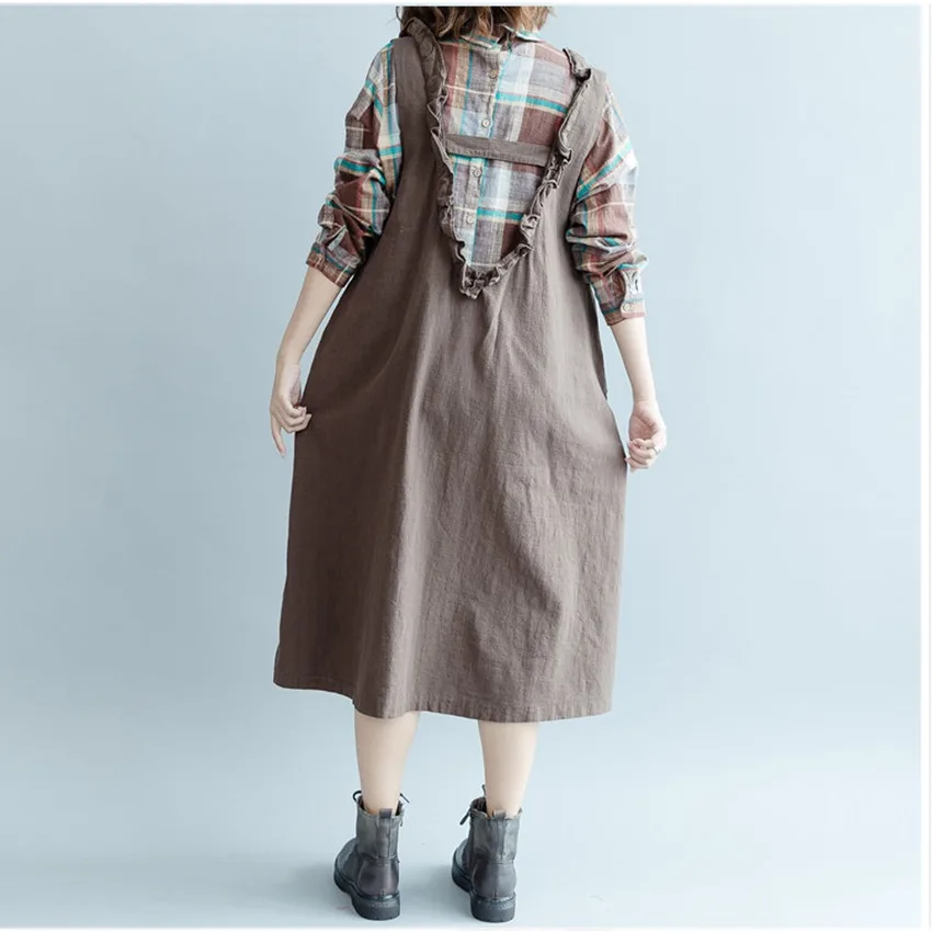 Летнее женское платье большого размера с v образным вырезом черное хаки