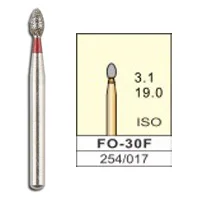 12 шт. стоматологический алмазный бор FG 1 6 мм Клубника/пламя FO 11 21 22 25 27 32 54C 30F 40EF 41EF