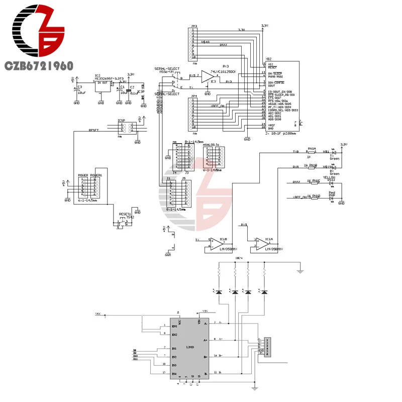L293 L293D беспроводной Proto шаговый двигатель драйвер управления плата расширения