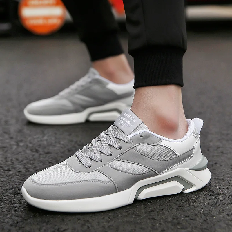 2018 New Classics Men Vulcanized Shoes Solid Color Lace Up Soft Bottom Fashion Male Footwear big Size | Обувь