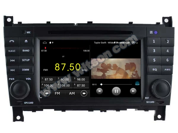 Автомобильная аудиосистема WITSON dvd проигрыватель с gps под управлением Android 11 для BENZ