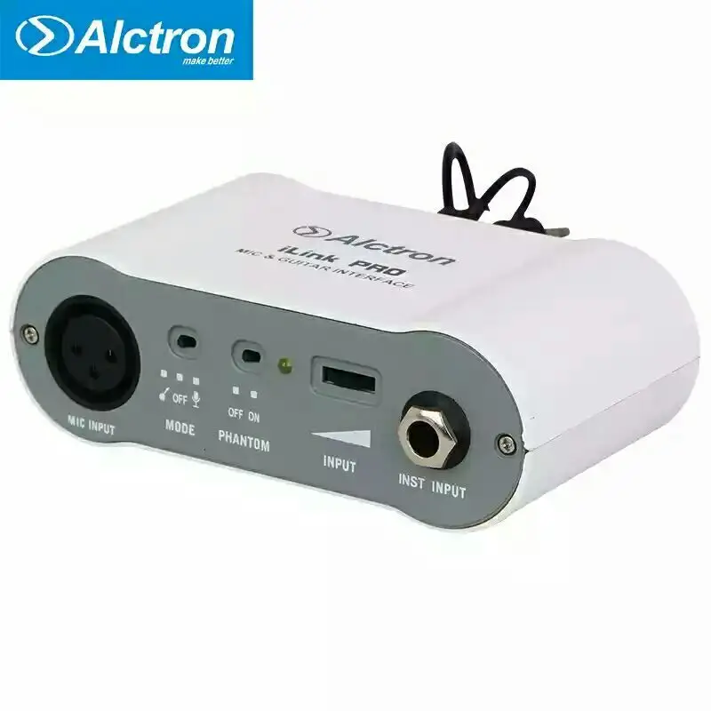 Alctron i Link PRO/iLink микрофон для компьютера/гитары аудио оборудование запись