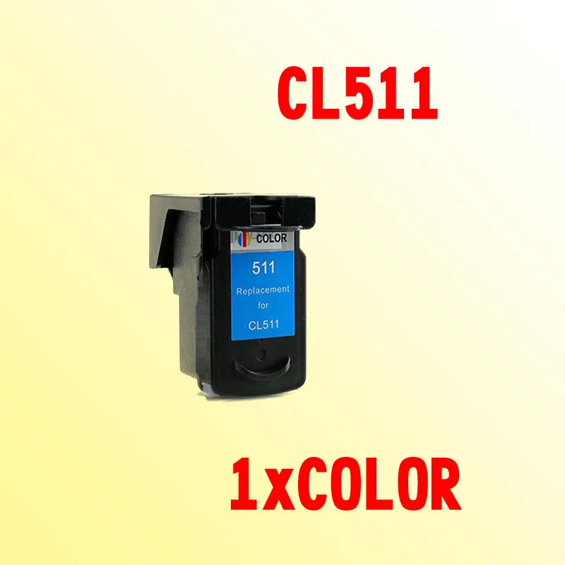 Чернильный картридж CL511 совместимый с CANON CL 511 CL511XL PIXMA MP230 240 250 260 270 280 282 480 490 495 mp490|ink