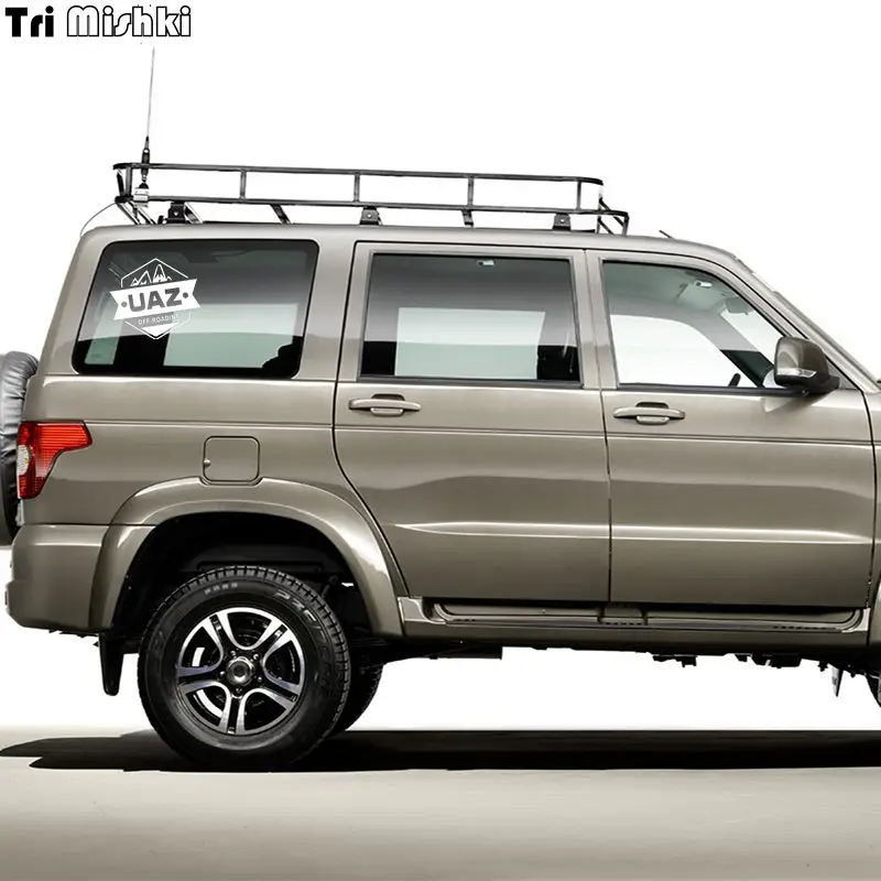 Tri Mishki HZX135 15*16.7см 1 4шт наклейки на авто for uaz hunter 4x4 off road уаз хантер стикеры