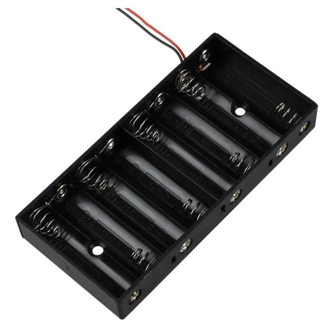 Новый пластиковый 8X1 5 в AA 2A держатель для аккумулятора Стандартный ящик хранения