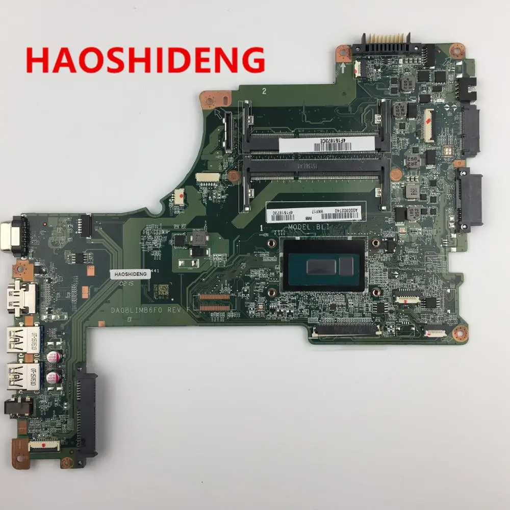 A000302740 DA0BLIMB6F0 для TOSHIBA Satellite S50 L50-B L50T-B Серия материнских плат с i5-5200U, все функции полностью протестированы