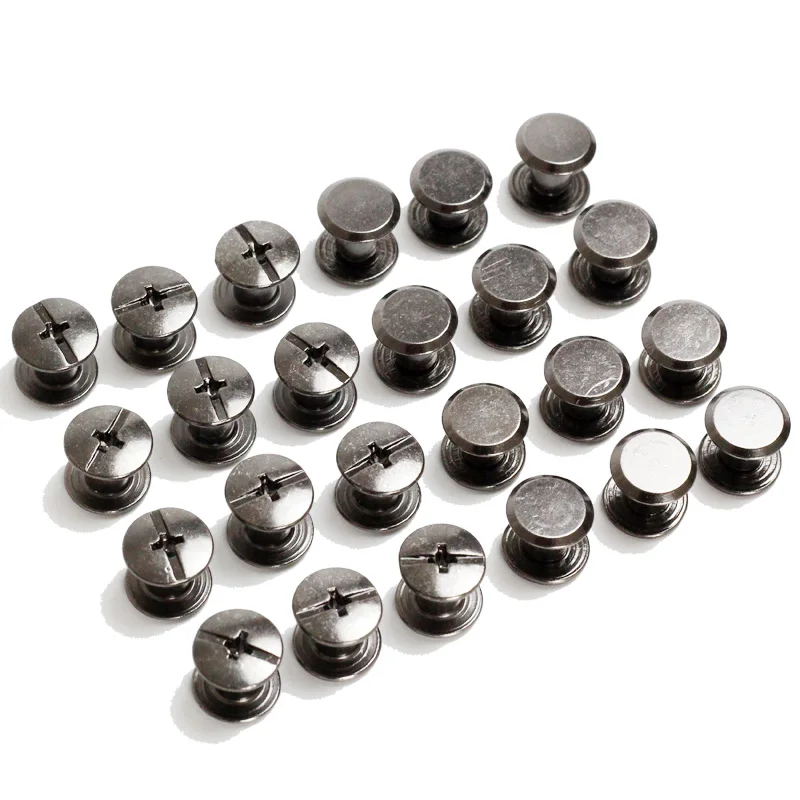 

24pcs Chicago Screw Set Tek Lok 5X6mm for DIY Kydex Sheath Hand Tool Parts