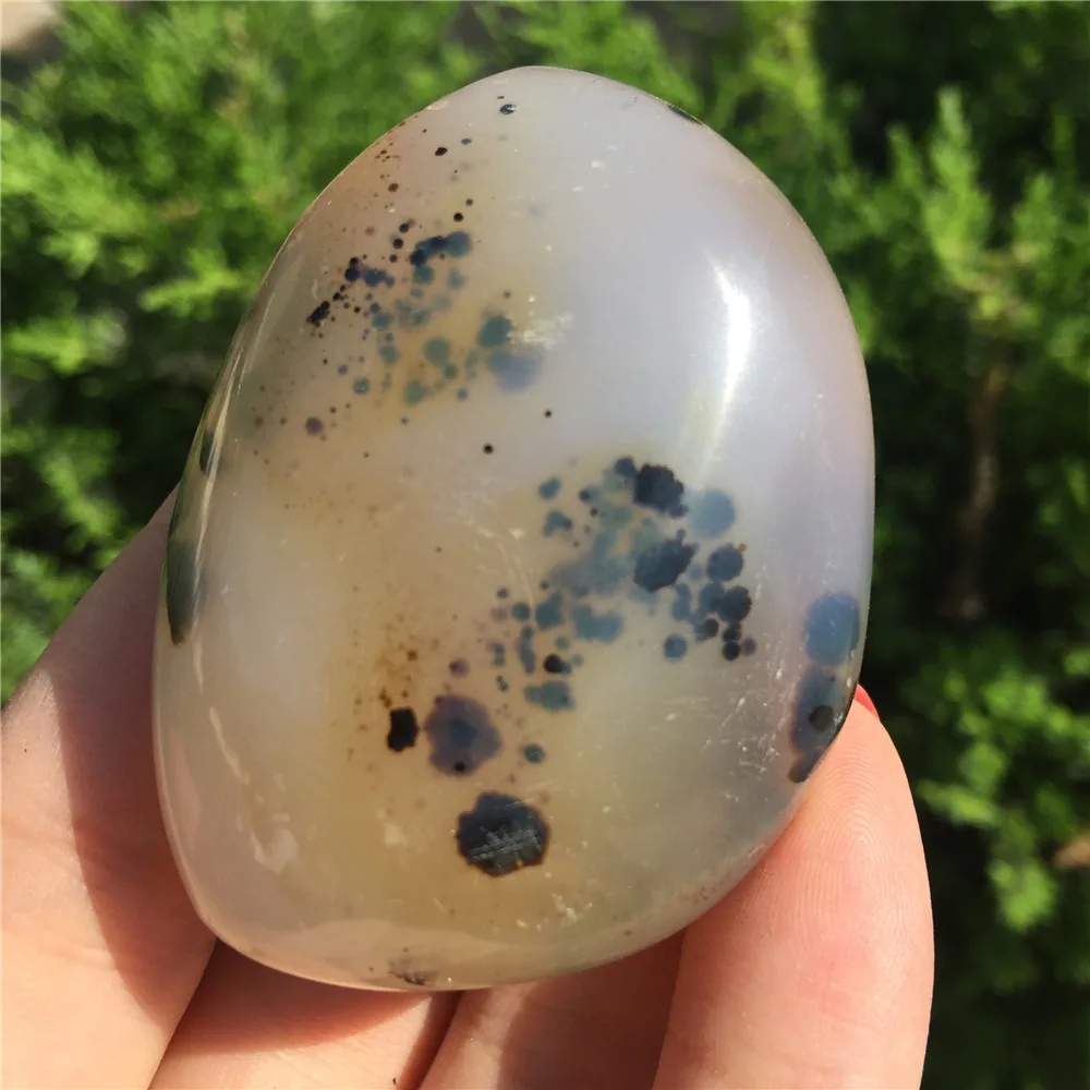 Натуральный водный Агат морской агат драгоценный камень полировка медитация