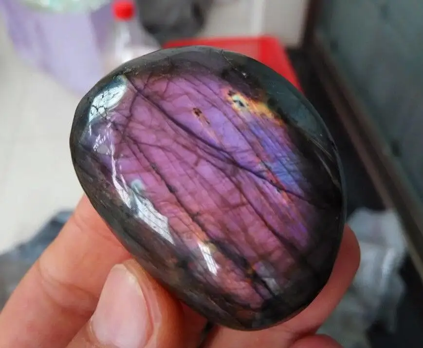 68 г натуральный Лабрадорит Хрустальный грубая полированная рок из Madagascar|rocks