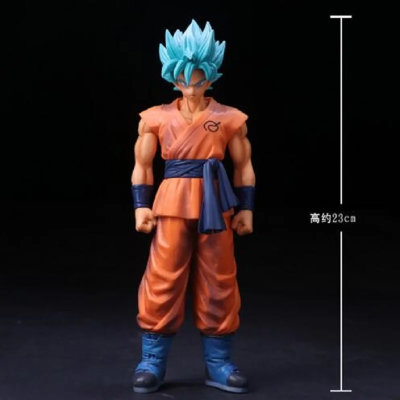 Супер Saiyan Son Goku драконий шар синие волосы ПВХ экшн-фигурки модель игрушки Diy