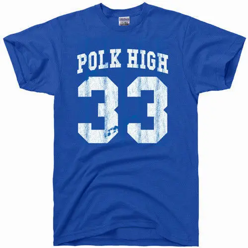 Эл Банди Polk high Винтаж 80 s Футбол Джерси 33 костюм подарок тренажерный зал Футболка