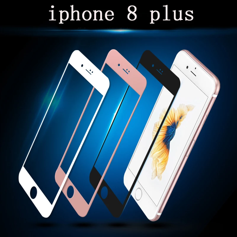 Wangcangli 3D полное покрытие стекло для iPhone x Защита экрана 8 plus защитное мягкий край 7
