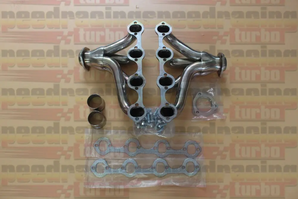 

FOR FORD-289-302-351-V8-SMALL-BLOCK-HUGGER-STAINLESS-MANIFOLD-TIGHT-FIT-HEADER