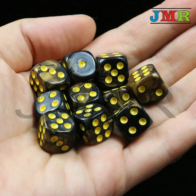 12 мм D6 кубик азартных игр покер игральные кости для настольная игра игры укладка