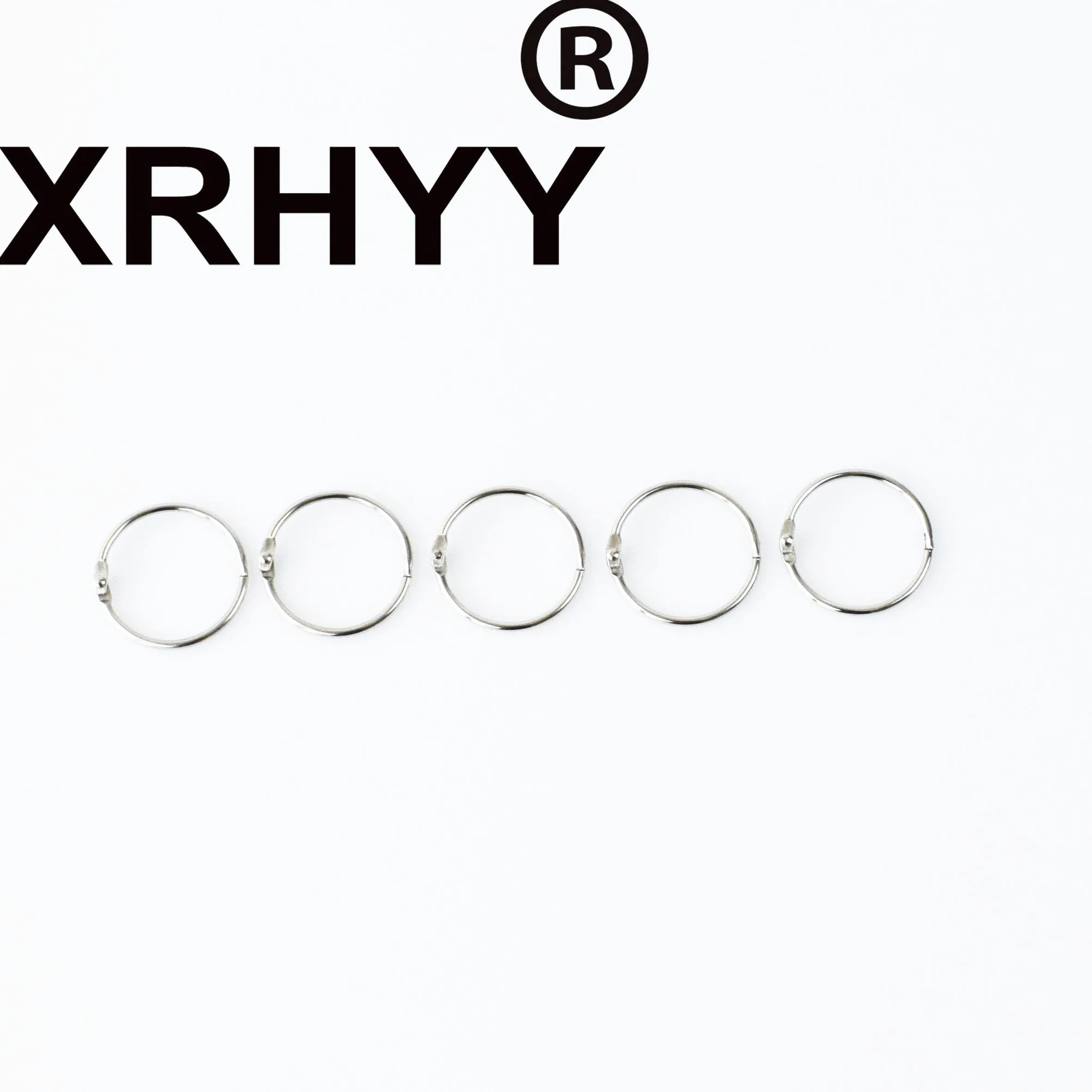 XRHYY Упаковка из 20 штук 50 мм металлический Серебряный альбом фото Бумажная книга