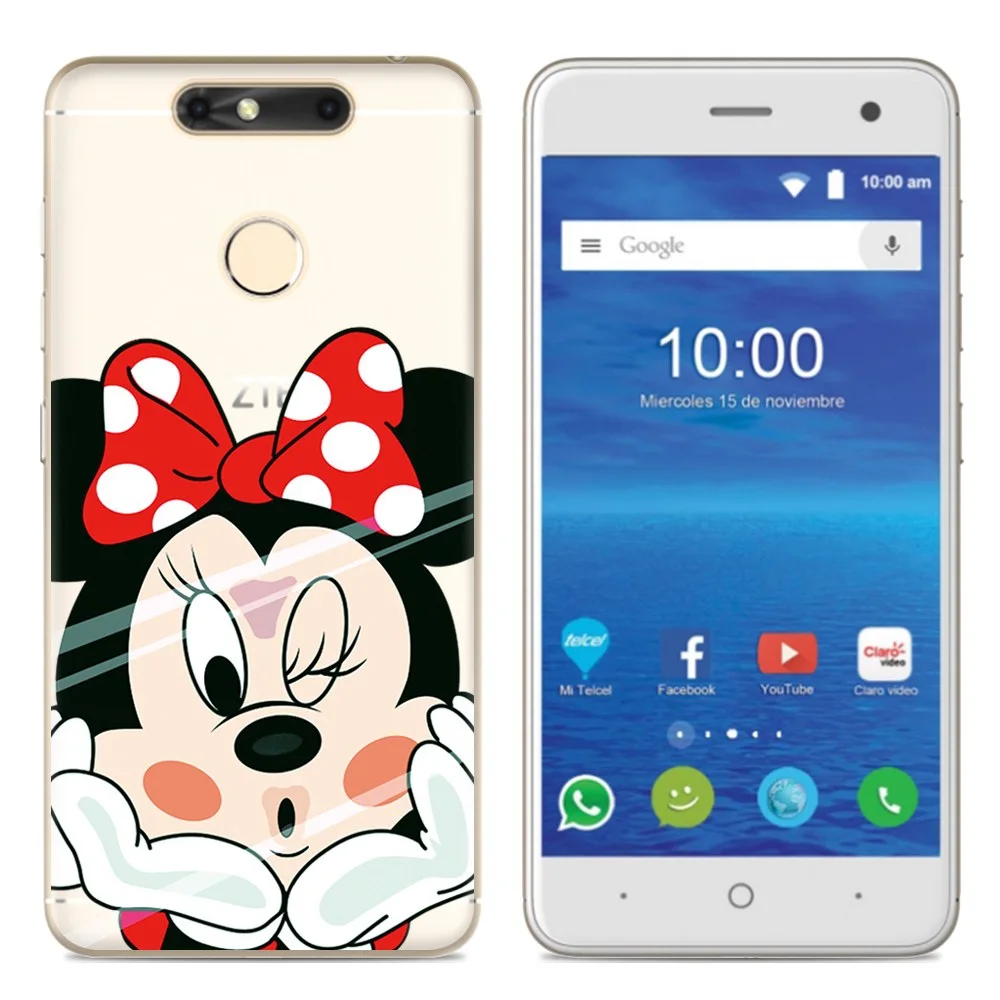 ZTE Blade V8Q Case Silicone Soft TPU Cartoon for Phone Back Cover Shell Funda Capa 5.0-inch |