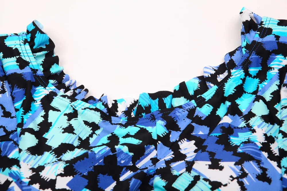 616 Pocketed Swimwear Mastectomy Swimsuit Blue |