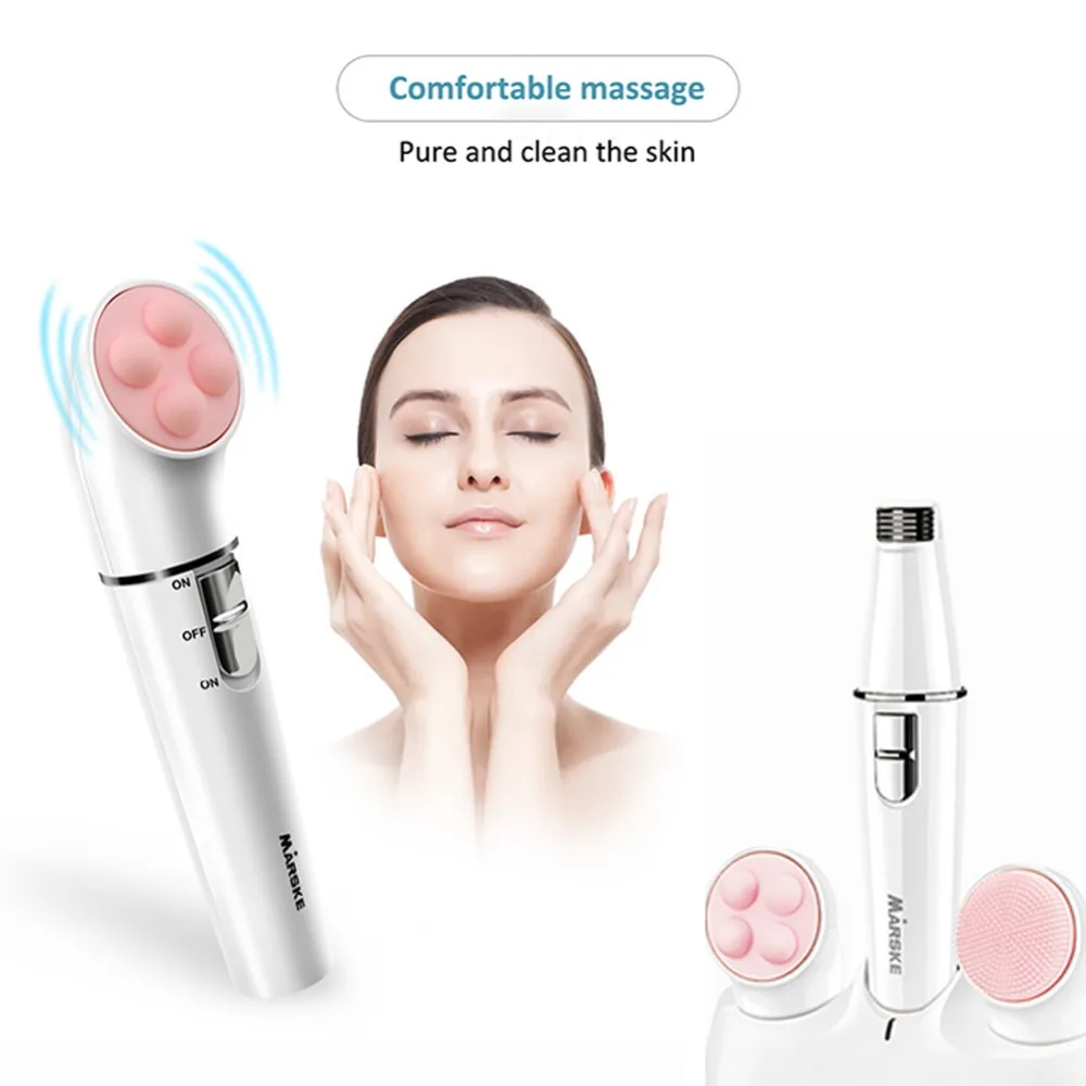 3 в 1 Эпилятор устройство водонепроницаемый микро эпилятор для лица Очищающее