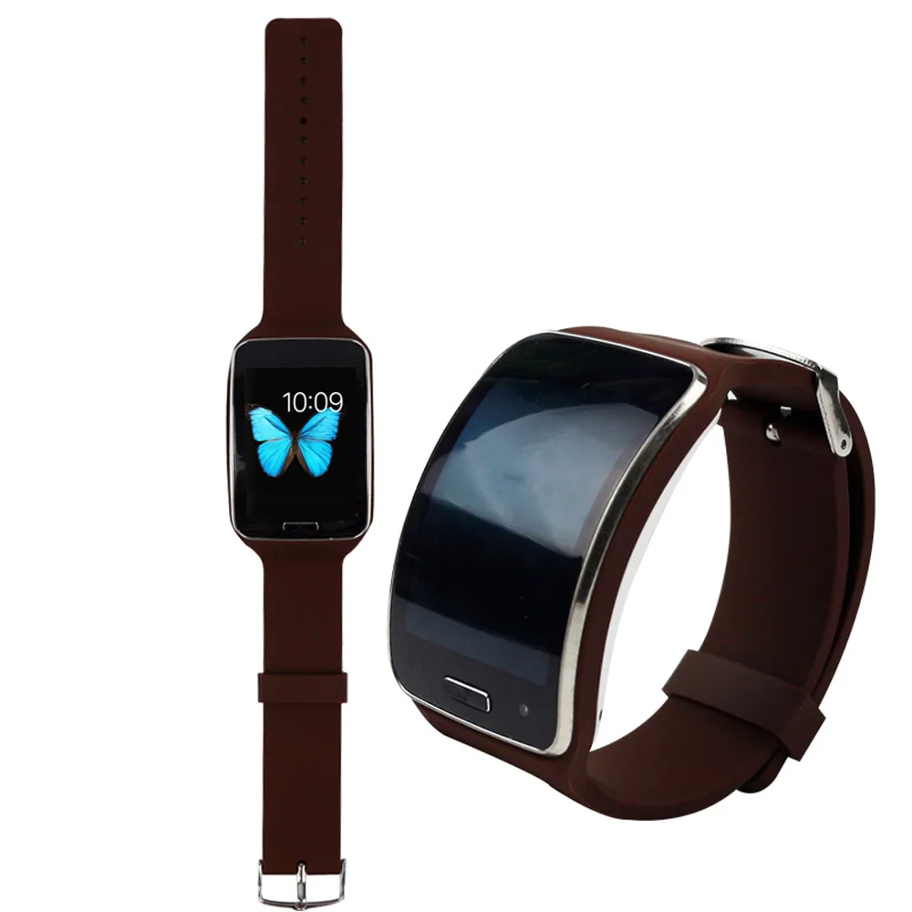 Замена наручных часов Ремешок ТПУ Браслет для samsung Galaxy gear S R750 Smartwatch Band товары Аксессуары Горячая Распродажа