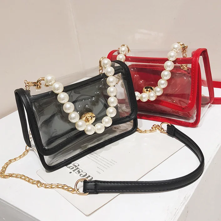2019 дизайнерская Роскошная Брендовая женская прозрачная сумка маленькая тоут из