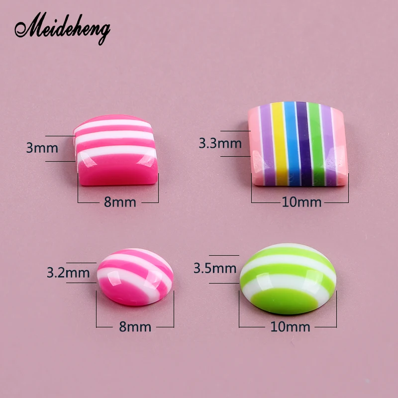 Акриловые шармы без отверстий радужные бусины для изготовления ювелирных