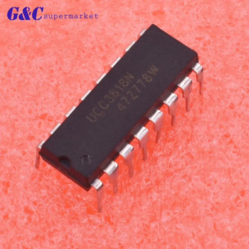 1/5 шт UCC3818N 16 контактов IC BiCMOS POWER FACTOR PREREGULATOR хорошее качество TI|Интегральные схемы| |