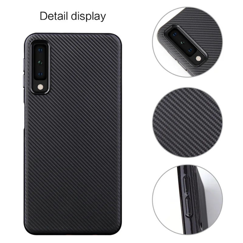 Текстурный чехол из углеродного волокна для Huawei P20 lite pro P8 P9 P smart Honor 7A 7C 7X 8X 8 9 10 Mate 20