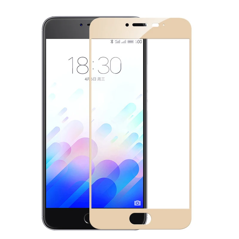 3D закаленное стекло для Meizu M3 Note Полное покрытие экрана Защитная пленка M3Note