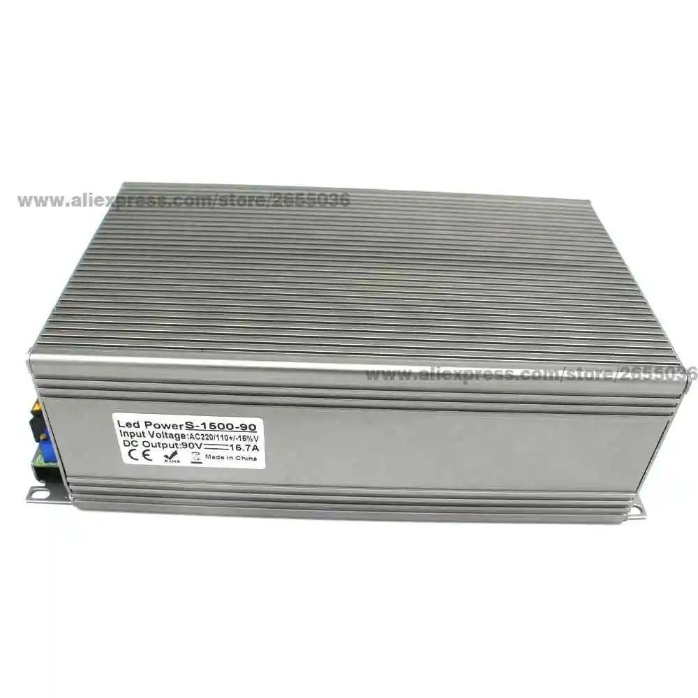 Импульсный источник питания DC90V 90V 16.7A 1500W трансформатор драйвера 110V 220V AC DC SMPS для