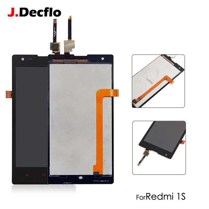 ЖК дисплей для XIAOMI Redmi 1 S сенсорный экран дигитайзер без рамки полная сборка