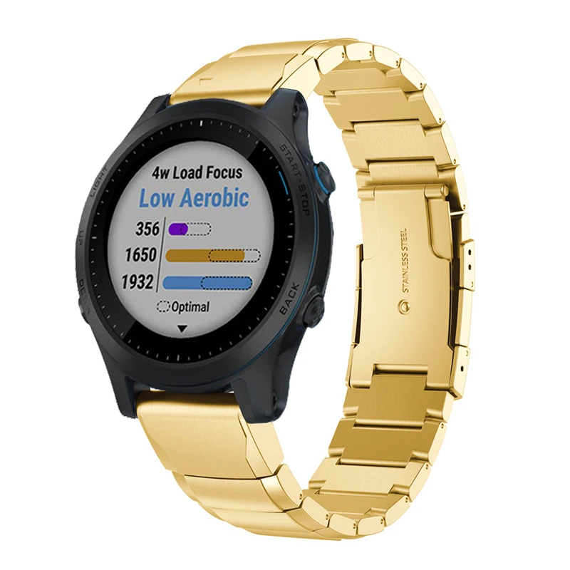 Металлический ремешок Laforuta Forerunner 945 для Garmin 935 Fenix 5 5Plus браслет из нержавеющей