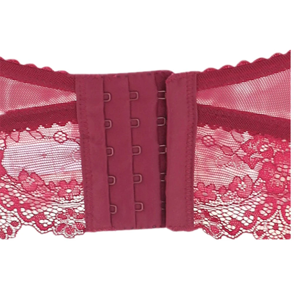 

FUNCILAC Free shipping ultra-thin sexy transparent lace bra thin underwear comfortable breathable push up bra set