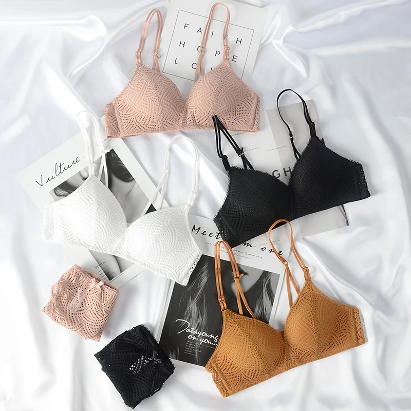 4 цвета женские сексуальные бюстгальтеры без стальных колец косточек кружевное