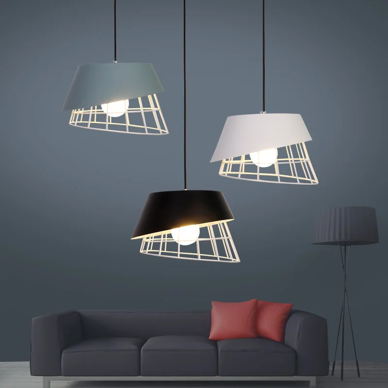 Nordic lighting atmosphere simple living room lamp home bedroom restaurant creative personality lighting